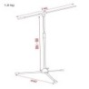 Microphone Stand    Eco 890  1.460 mm componente base in plastica