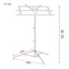 Music Stand    Eco Acciaio 480  1.070 mm