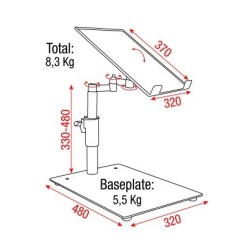 DJ Player Stand