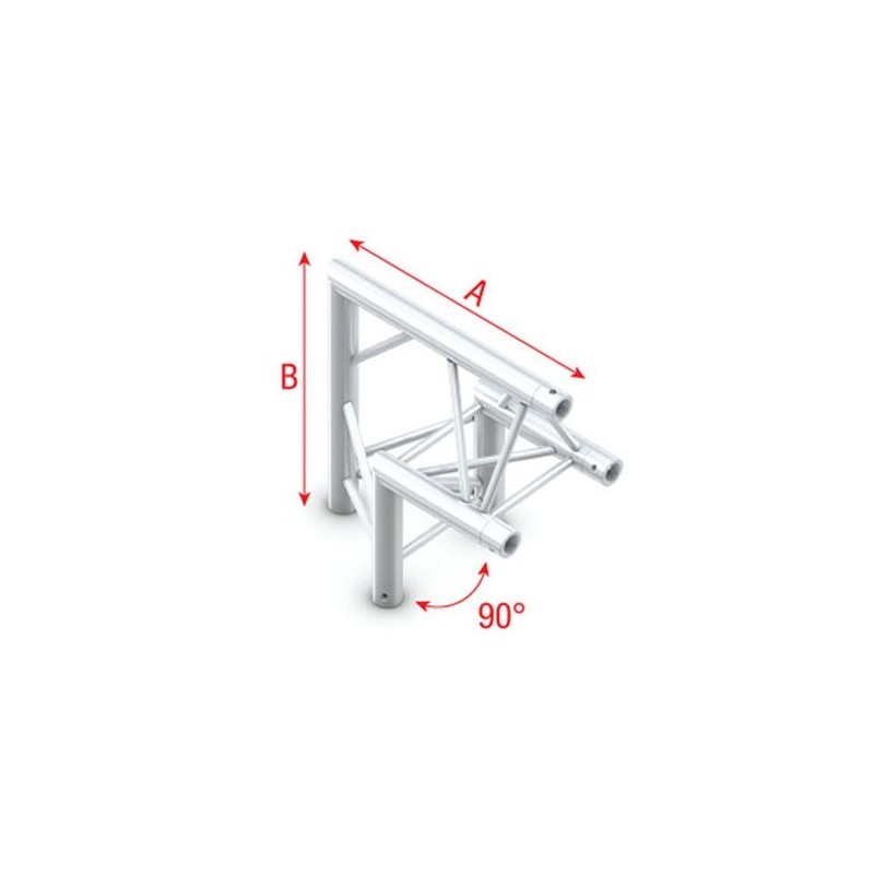 Deco  22 Triangle truss    apex up ACM24    90 corner