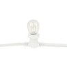 Festoon Light E27 50 cm di distanza    Bianco    20 m