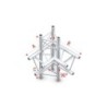 Pro  30 Triangle F Truss    Corner up/down, right    71 cm ACF44    90  corner