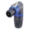 speakON 4P Connector SPX 90 , male Alloggiamento nero/blu