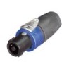 speakON 4P Connector SPX, male Alloggiamento nero/blu