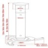 PRB  3 Staffa per proiettore LCD