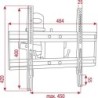 PLB  4 Adjustable bracket per Plasma/LCD 23"    37"