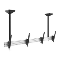 PCM4555S  2 Dual Screen Ceiling Mount Short Da 45" a 55"    inclinabile di 20 verso il basso    lunghezza regolabile