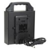 V  Mount Battery Holder for Media Panel Per due batterie