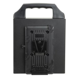 V  Mount Battery Holder for Media Panel Per due batterie