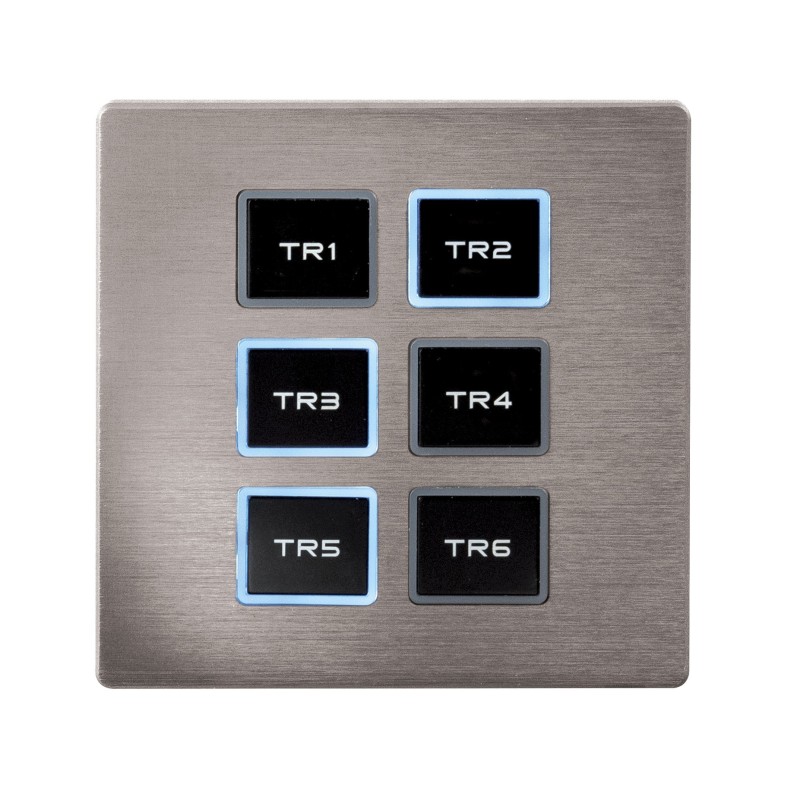 Wall Panel Remote for TR  512 Install/Pocket Pannello frontale argento