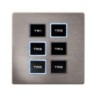 Wall Panel Remote for TR  512 Install/Pocket Pannello frontale argento