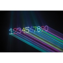 Galactic TXT Laser 300 mW RGB text