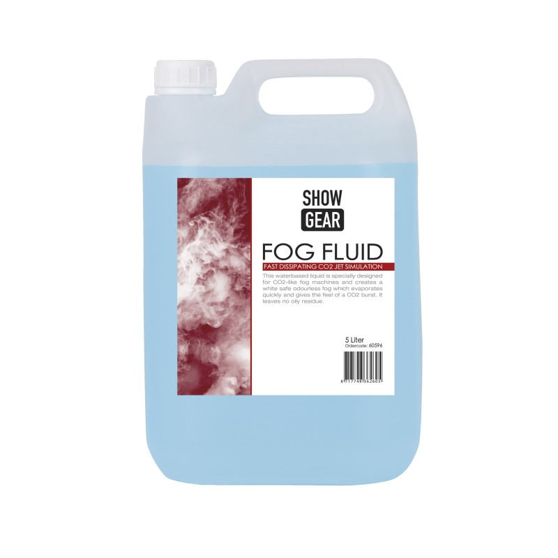 Fog Fluid Fast Dissipating 5 litri    simulazione getto CO2