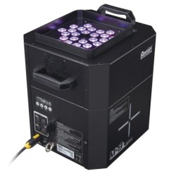 M  9 Jet Fog Machine Macchina fumo effetto CO2 1800W con LED RGBWA 5in1