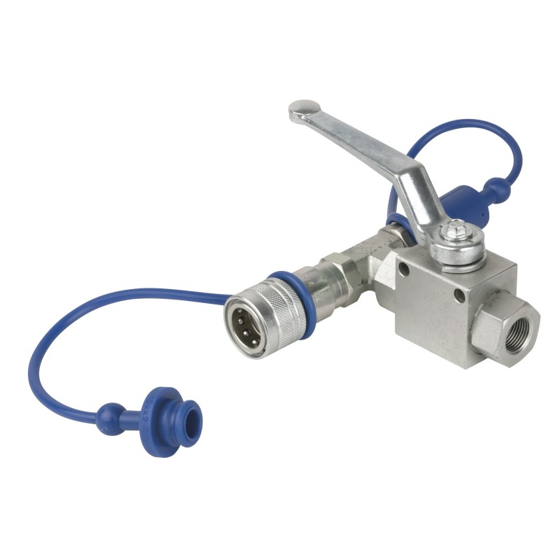 COâ 3/8 Q  lock Release Valve Sistema chiuso