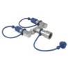 COâ 3/8 Q  Lock 2  way Combiner Sistema chiuso