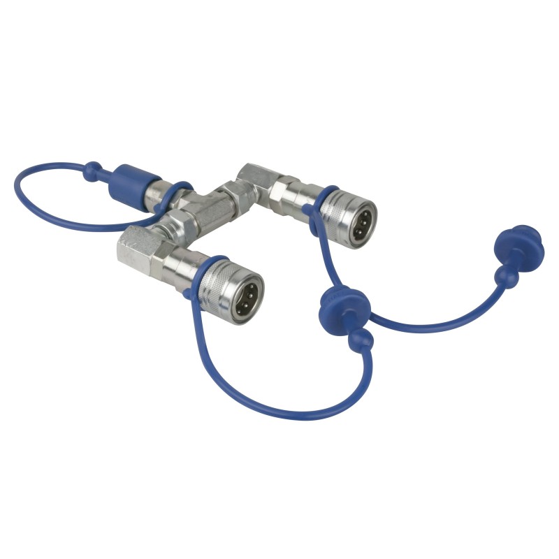 COâ 3/8 Q  Lock 2  way Splitter Sistema chiuso