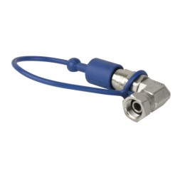 COâ 90 3/8 to Q  lock Adapter male Sistema chiuso