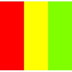 Electric Confetti Cannon 50 cm, red/yellow/green