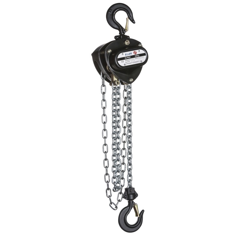 Chain Hoist 1000 kg VBG  8 economy Manuale, altezza di sollevamento: 12 metri