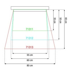 Separate Sleeve for Rain Cover Ã 60 cm 35cm