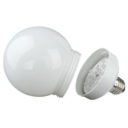 LED Ball 100 mm E27, 19xLed Bianco Caldo