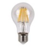 LED Bulb Clear WW E27 8W, non regolabile con dimmer