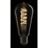 LED Filament Bulb E27 5W    Dimmerabile    Copertura in vetro dorato