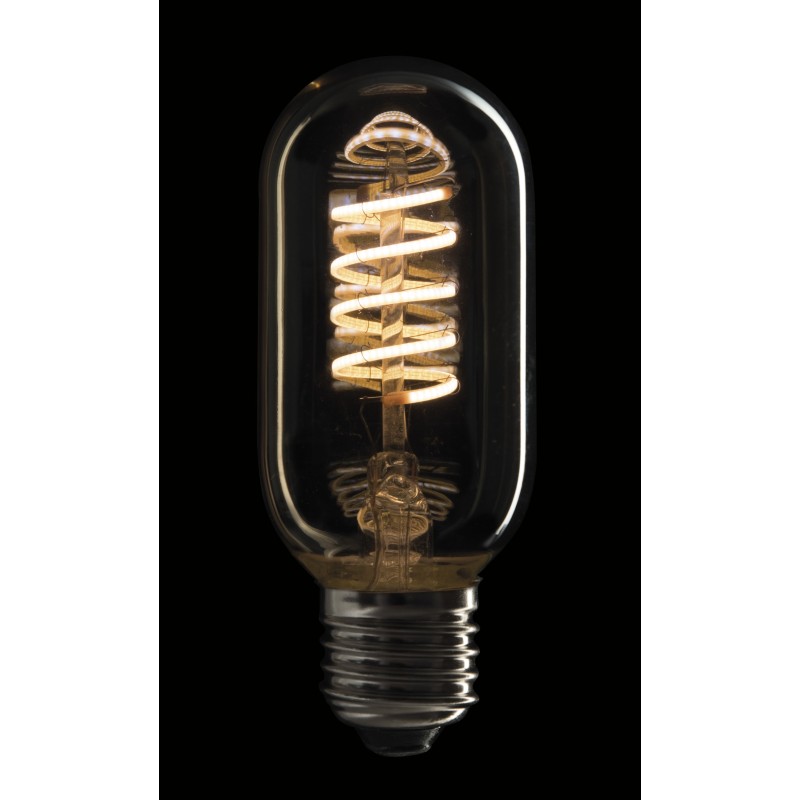 LED Filament Bulb E27 5W    Dimmerabile    Copertura in vetro dorato