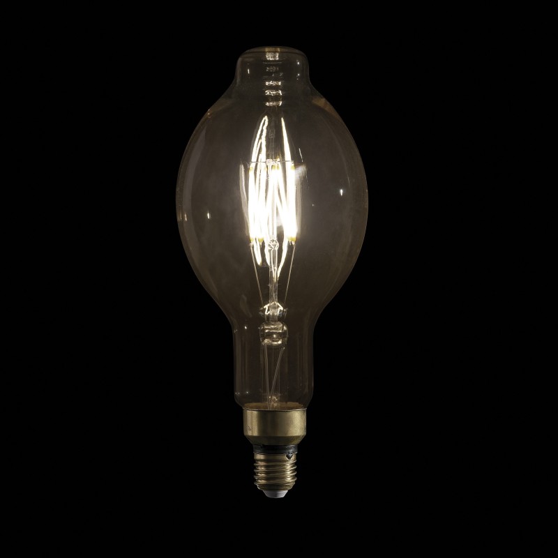 LED Filament Bulb BT118 6W    regolabile con dimmer