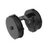 Eurotrack    Double Wheel Pulley Nero