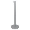 2 m Adjustable Crowd Barrier PRO Argento