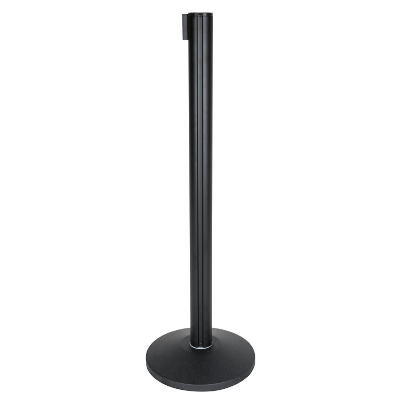 2 m Adjustable Crowd Barrier PRO Nero