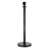 Round Top Cord Pole Nero