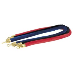 Velvet Rope Gold Hook Nero