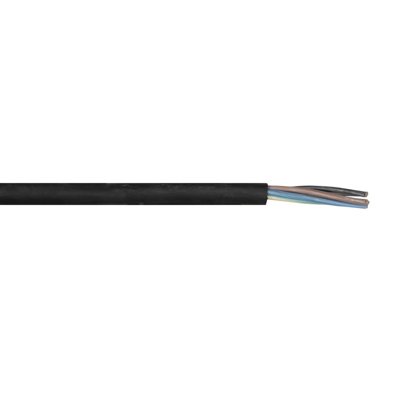 Lineax Neoprene Cable, Black al m/5 x 4.0 mm2