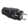 Rubber Schuko Connector Male 240 V