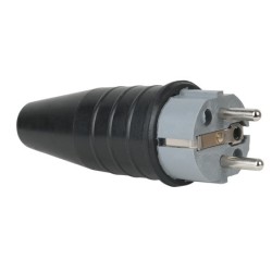 Rubber Schuko Connector...