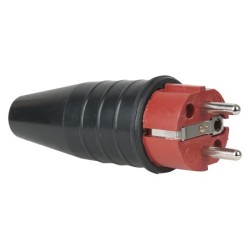 Rubber Schuko Connector...