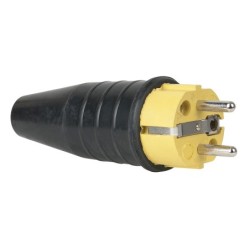 Rubber Schuko Connector...