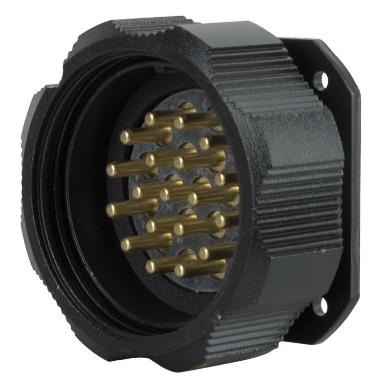 Socapex 19  pin male Chassis Connector