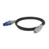 Power Cable Blue/White Power Pro Connector 3 x 1.5 mmÂ² 0,5 m, 3 x 1,5 mmÂ²