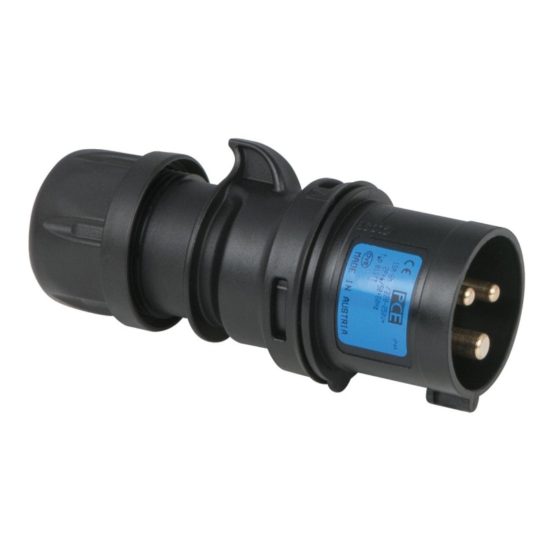 CEE 16 A/240 V    3P Plug male Nero, IP44