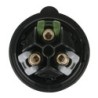 CEE 16 A/240 V    3P Plug male Nero, Turbo Twist, IP44