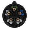 CEE 32 A/400 V 5  pin Plug male Nero, Turbo Twist, IP44