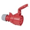 CEE 16 A/400 V 5  pin Plug female Rosso, IP44