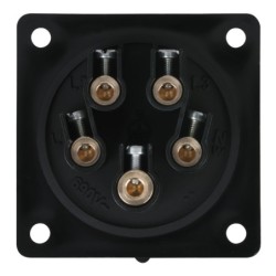 CEE 16 A/400 V 5  pin Socket male Nero, IP44