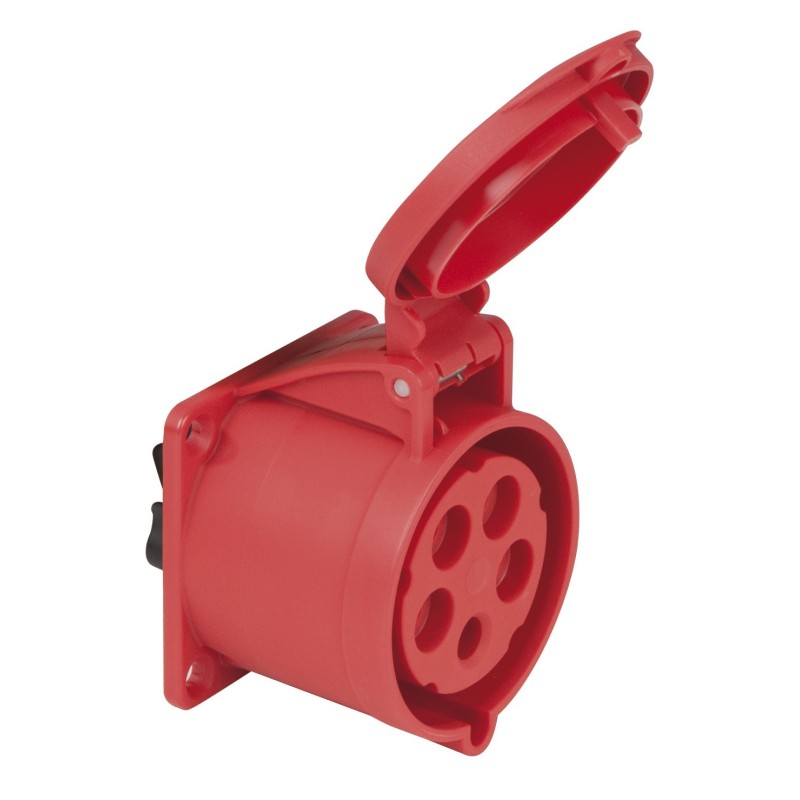 CEE 32 A/400 V 5  pin Socket female Rosso, IP44