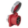 CEE 63 A/400 V 5  pin Socket female Rosso, IP67