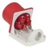 CEE 32 A/400 V 5P Wallmount    male Rosso, IP44